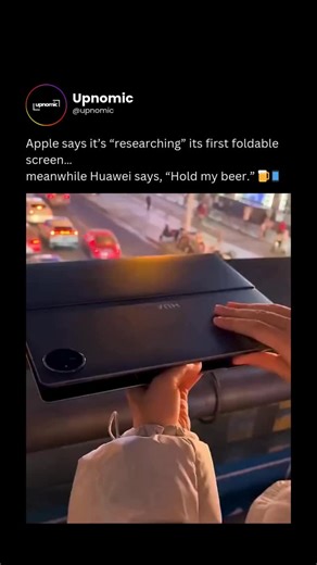 BUSINESS | TECH | NEWS on Instagram: "Apple says it’s still “researching” foldables, while Huawei is already operating multiple devices as one unified system. 🚀🧠 This is Huawei’s Super Device approach, a cross device architecture where your phone, tablet, and laptop function as a single workspace. Instead of basic screen casting, the system can handoff apps, windows, and tasks across screens with minimal friction because the devices share capabilities at the OS level, not just the display. The