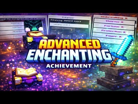 🔥 Advance Enchanting Add-on/Mod For Latest version 1.21.130/1.26 On MCPE/MCBE/WINDOWS