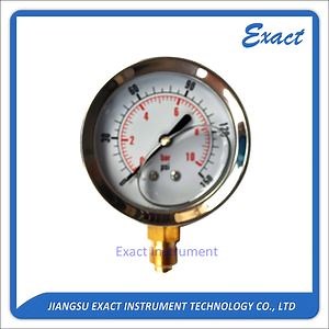 [Hot Item] Manómetro de presión de aceite hidráulico lleno de líquido