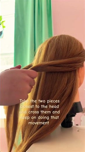 How to do a fish tale braid #hair #braid #tatemcrae #lunargirllikes!