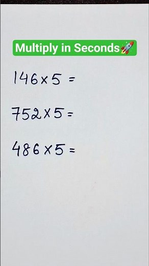Multiply Any Number by 5 in Seconds🔥| Super Fast Trick | Infinity by Vishali #multiplication #maths