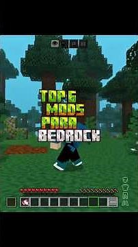 top 6 mod para Minecraft bedrock #minecraft