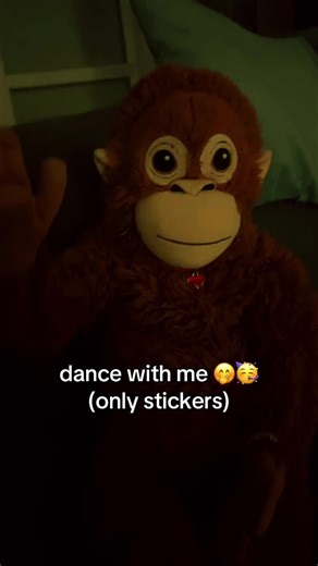 Dance Party with Adorable Monkey Stickers