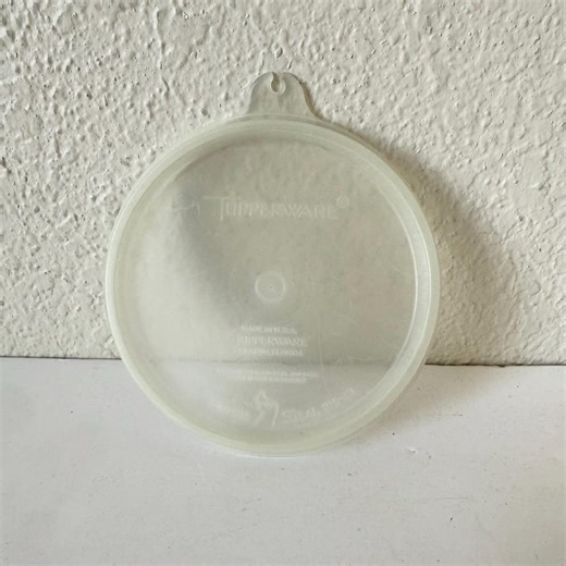 Vintage Tupperware Clear Round Lid #215-53 - 4.5 Inch - Sheer Round Replacement Tupperware Lids - Etsy