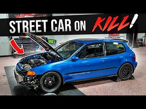 AWD B18c1 Civic EG hatchback! Street Car on KILL MODE!