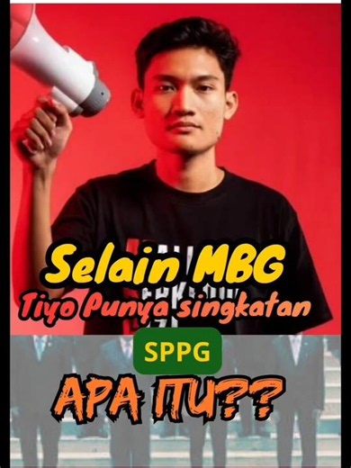 Bold, this is what SPPG actually stands for according to Tiyo #SPPG #MBG #Tiyo #MBGProgram #MBGKi...