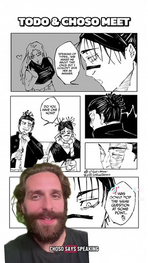 Todo Meets Choso at Yuki's Grave in Jujutsu Kaisen