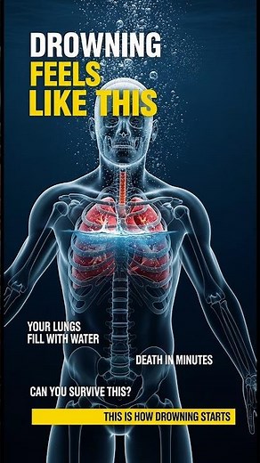 What Happens If Your Lungs Fill With Water? 😨 #facts #drowning #fyp