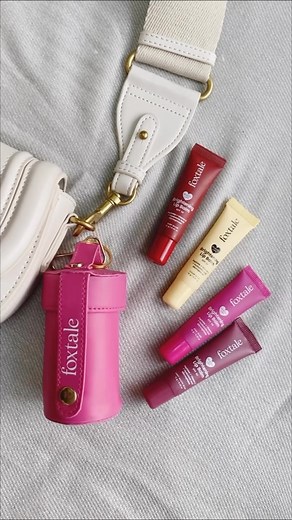Foxtale on Instagram: "We’ve finally found a forever home for our lip balms! 💋 Introducing the Lip Love Pouch! Visit our website to get your hands on it. 🥰 Have you tried our Brightening Lip Balm yet?"