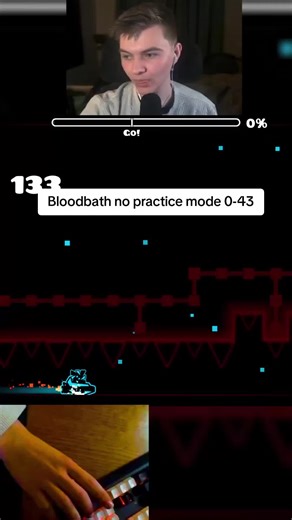 Geometry Dash Challenge: No Practice Mode Gameplay