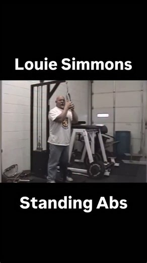 In this clip, Lou demonstrates how to use standing abs to target the mid and lower abdominal muscles. Want to learn more? Check out the Westside Barbell VHS tapes available on our YouTube channel. | WESTSIDE BARBELL The Official Fan Page