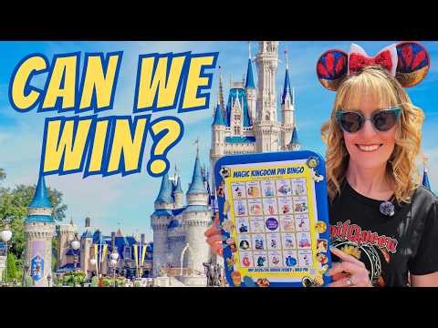 Magic Kingdom Pin Bingo! Can We Fill the Whole Board? | 2026 Hidden Disney Wave A Pin Trading