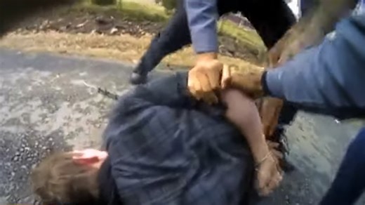 Watch: Deputy's BWC shows father tackle son to the ground during arrest for hit-and-run