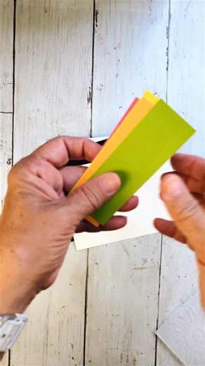 33K views · 588 reactions | Create this card in no time at all! The secret is to use two-toned cardstock from Stampin' Up! So that you get a weathered look when you sand it. #kathysstampingworld #quickcards #cardtutorials #stampinup #crafting #diy #kathyalt #handstampedcards | Kathy's Stamping World | Facebook