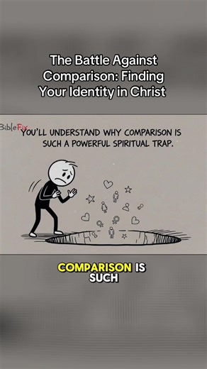 The Battle Against Comparison: Finding Your Identity in Christ Part 1 #learnontikok #bible #fypシ