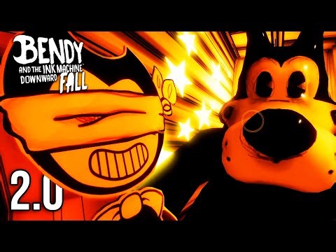 BENDY AND THE INK MACHINE DOWNWARD FALL: VERSION REMASTERIZADA - FULL GAMEPLAY + FINAL DEFINITIVO.