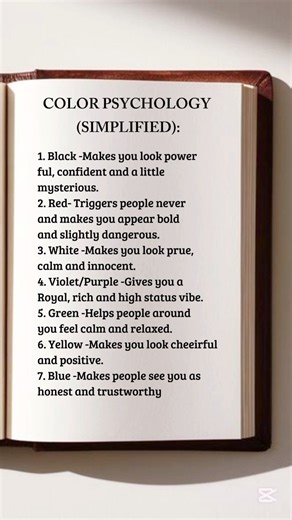 Colour psychology | #tricks #psychology #quotes #selfimprovement #shorts #motivation