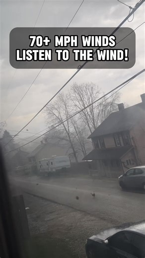 Listen to the Winds HOWL! A severe thunderstorm that was worn for 70 mph just went through Madison Pennsylvania. This is a video that was sent in by a viewer. Listen to that wind howl! #wind #alert #PA #tornado #weather