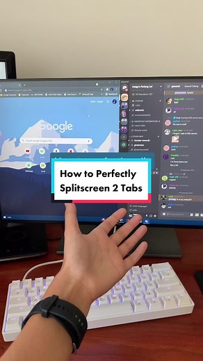 How to Perfectly Splitscreen 2 Tabs