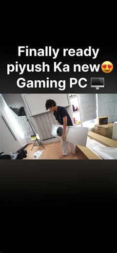 Piyush ka new gaming PC 🖥️Finally ready #youtube #souravjoshivlogs #piyushjoshivlogs #shorts #viral