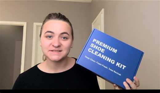 Watch How to use this shoe cleaning kit on Amazon Live