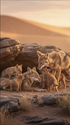African Golden Wolf: The Rare Predator of Africa’s Desert