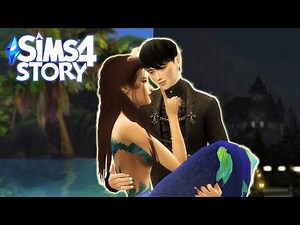|SIMS 4| MERMAID AND VAMPIRE LOVE STORY | RICH TO POOR|