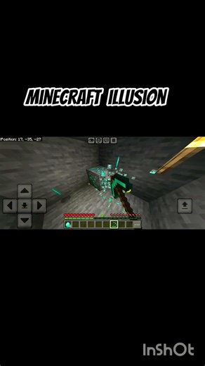 Minecraft Illusion Trick 🤯 You Won’t Believe This! #shorts #viral