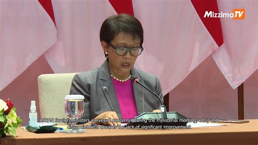 Southeast Asian foreign ministers are "frustrated" and "dissapointed" over the "deteriorating" situation in Myanmar, despite ASEAN's five-point consensus on the crisis, said Indonesian Foreign Minister Retno Marsudi. Marsudi spoke after attending a special ASEAN miniterial meeting in Jakarta addressing the ongoing turmoil in Myanmar since the military coup in February last year. | Mizzima - Myanmar News - English Edition
