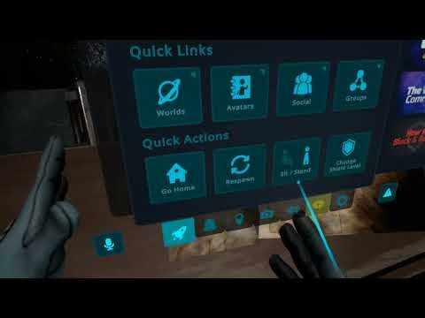 Playing a vr horror map in vrchat