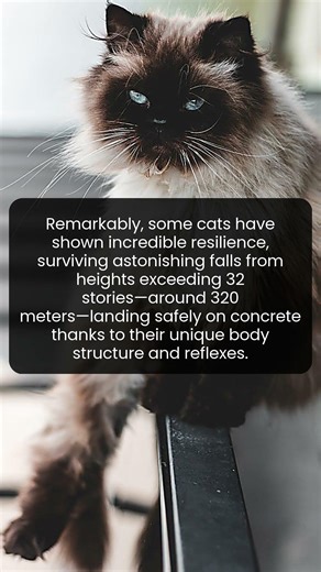 Cats have survived astonishing falls from incredible heights