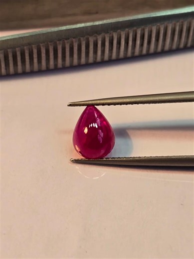 Red Pigeon Blood Ruby 1.45 Cts Pear Cabochon| 100% Natural Red Ruby No Heat - No Treatment Earth Mined Red Ruby Gemstone - Etsy