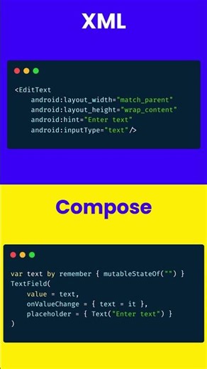 Android XML vs Jetpack Compose [Part 3] #android_studio #android #jetpackcompose #codinginterview