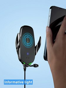 Wireless Car Charger, 15W Fast Wireless Charger for car Auto-Clamping, fit for iPhone 15 14 13 12 11 Pro Max Xs, Samsung Galaxy S23 Ultra S22 S21 S20, S10+ S9+ Note 9, etc