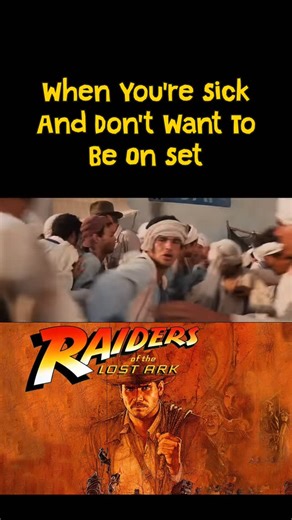 Totally Awesome 80s on Instagram: "Harrison Ford along with many of the crew members contracted dysentery during the filming of Raiders of the Lost Ark in Tunisia #sick #movie #raiders"