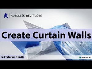 05 - How To Create Curtain Walls In Autodesk Revit In - Hindi - Urdu -