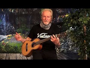 The New Paul Brett / Vintage Viator (VC) Nylon Strung Travel Guitar