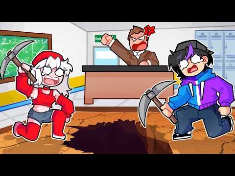 CAVAMOS PARA ESCAPAR DE LA ESCUELA | Roblox Dig To Escape