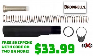 Brownells AR15/M16 Mil-Spec Buffer Tube Assembly $33.99 FREE S&H on2