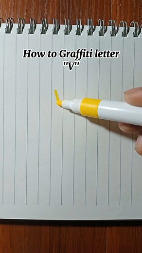 2.6K views | How to Graffiti Letter V #fypシ゚viralシ #fblifestyle #reelsvideoシ #graffiti | Graffiti style | Facebook