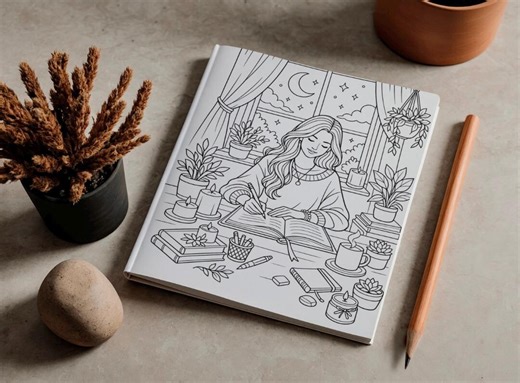 Cozy Women Coloring Pages Bundle, 50 Printable Adult Pages (PDF Download) - Etsy