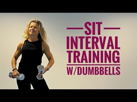 20 min SIT (interval training w/Dumbbells) Full Body (Stacy Sims) || Workout by AC