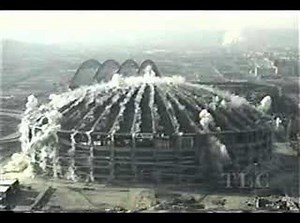 The Kingdome in Seattle gets blown up (or down)