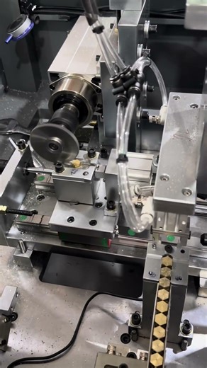🚀 Revolutionize Your Production with Our Automatic Copper Nut Slotting Machine!#Automation #machine