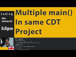 Multiple main() in Project ● Eclipse CDT ● Error solving