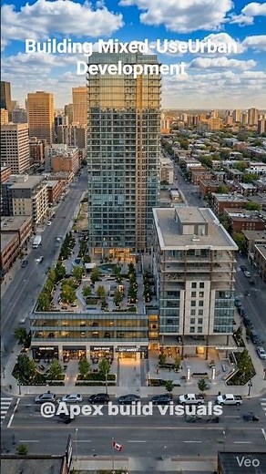 Building Mixed-Use Urban Development #BuildingProcess #HighRise #Timelapse