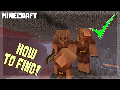 MINECRAFT | How to Find PIGLINS! 1.16.1 - Nether Update