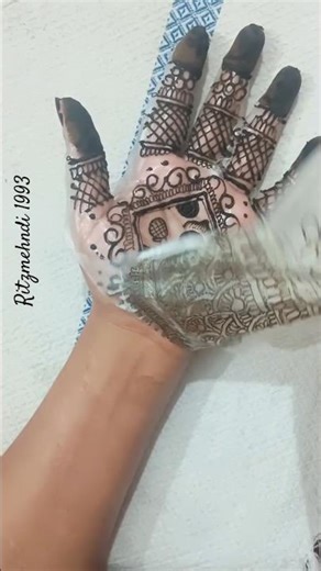 simple and easy karva chauth special mehandi design #mehndi #hennadesign Viralshort