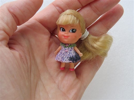 Crochet Liddle Kiddle Doll Dress: Vintage Miniature Doll Clothes - Etsy Canada