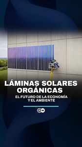 Ecuavisa on Instagram: "☀️ La fotovoltaica orgánica o OPV, utiliza materiales provenientes de la química orgánica para convertir la luz solar en energía eléctrica. Aunque esta tecnología todavía está en desarrollo y presenta retos, sus ventajas son numerosas tanto a nivel medioambiental como  económico. Mira el video @dw_espanol ▶️"